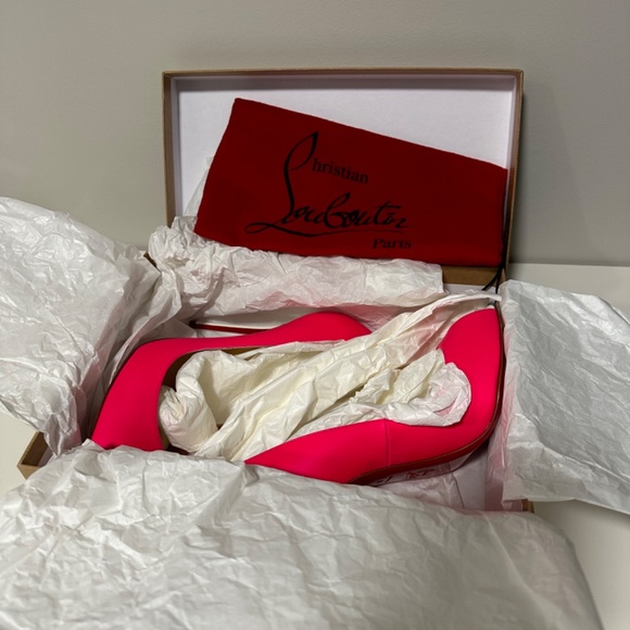 Christian Louboutin Youpi 120 - Fushia/White - Picture 2 of 10
